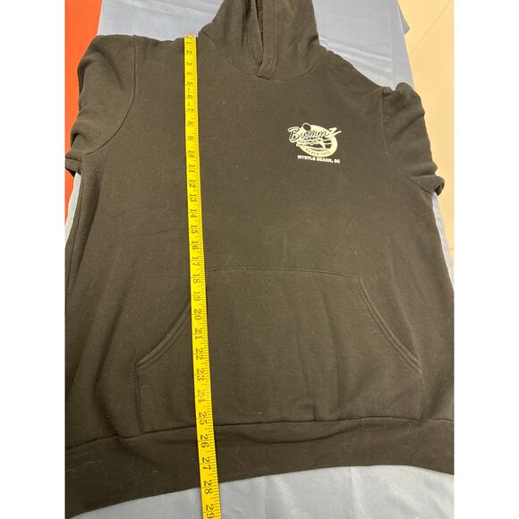 Canvas Black Hoodie Bummz Cafe Myrtle Beach SC Large Pre-owned‎ - Picture 5 of 6